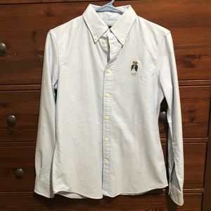 Ralph Lauren Oxford Shirt with Polo Bear